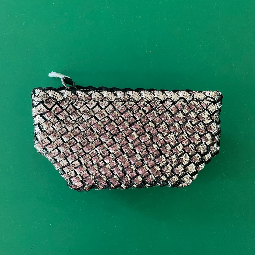Naghedi Portofino Petit Cosmetic Pouch Metallic